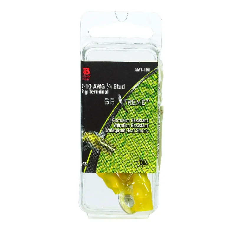 Xtreme 12-10 Ga. Insulated Wire Ring Terminal Yellow 3 Pk