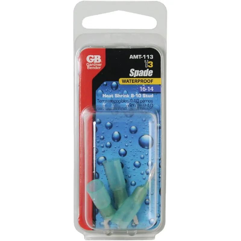 Xtreme 16-14 Ga. Insulated Wire Spade Terminal Blue 3 Pk