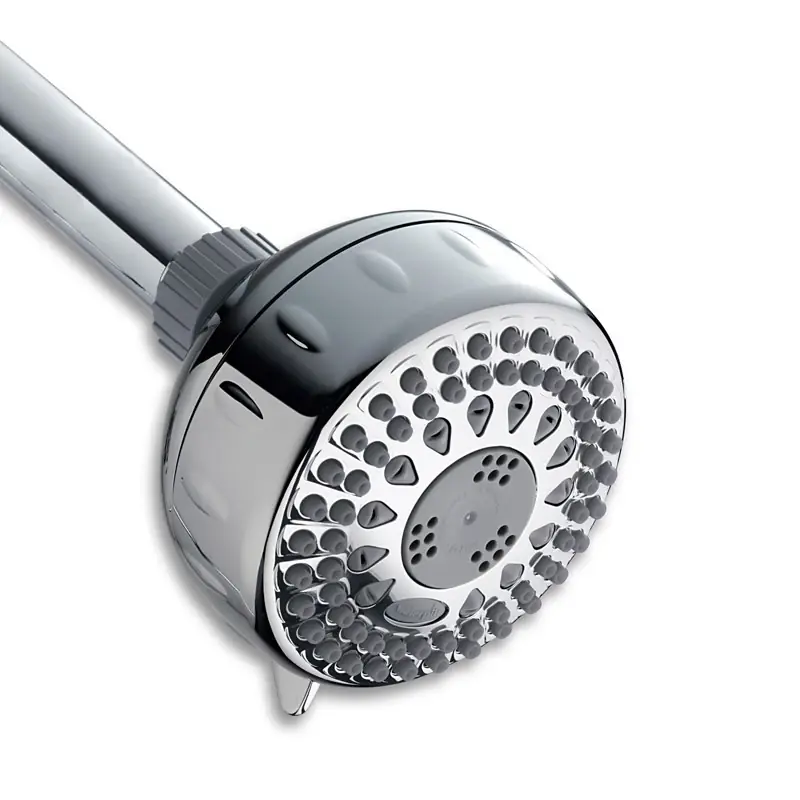 Elements Shower Head, Fixed Mount, 5 Settings, 1.8 Gpm, Chrome Finish