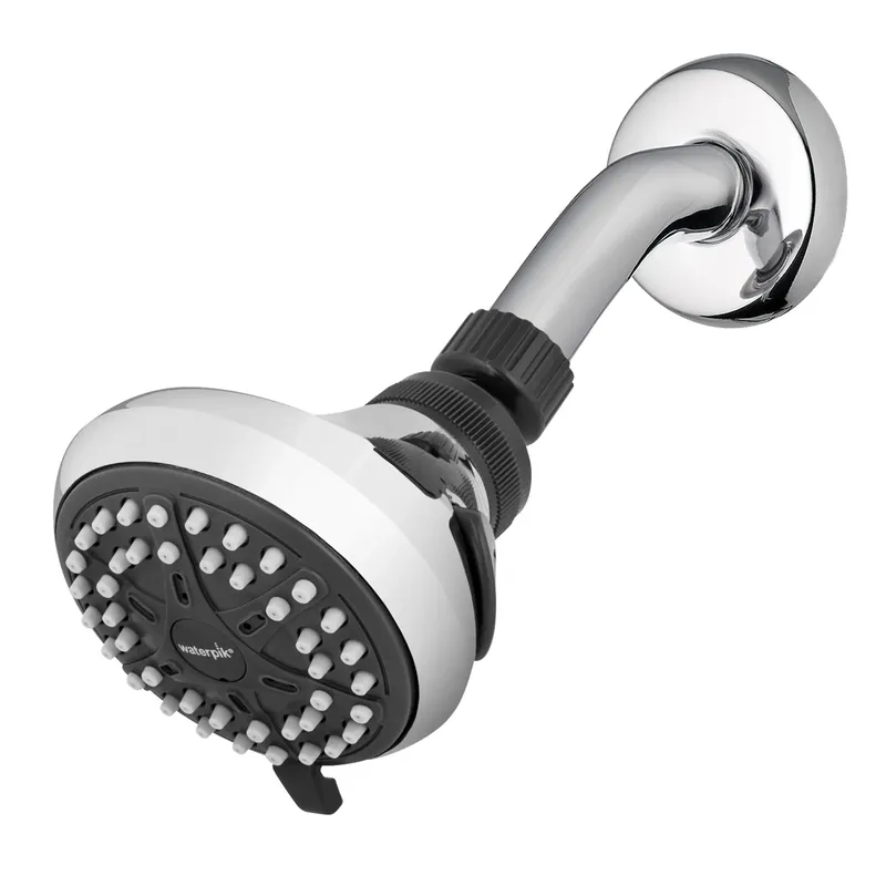 Ecoflow Shower Head, Chrome, Fixed Mount, 3 Settings, 1.6 Gpm