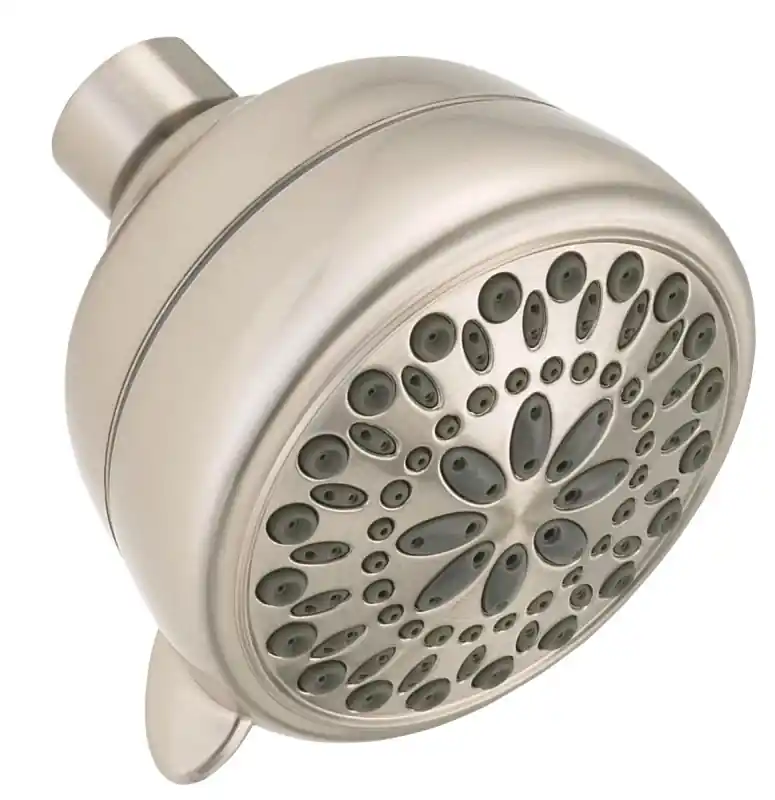 7-spray Shower Head, Fixed Mount, Satin Nickel, 2.0 Gpm