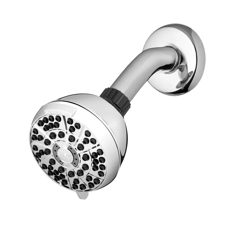 Powerpulse Massage Shower Head, Fixed Mount, 6 Settings, Chrome