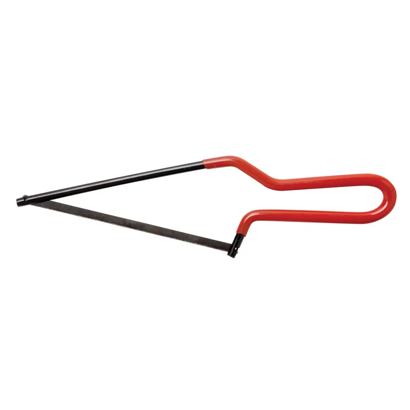 6 In. High Carbon Steel Mini Hacksaw Black/red 1 Pc