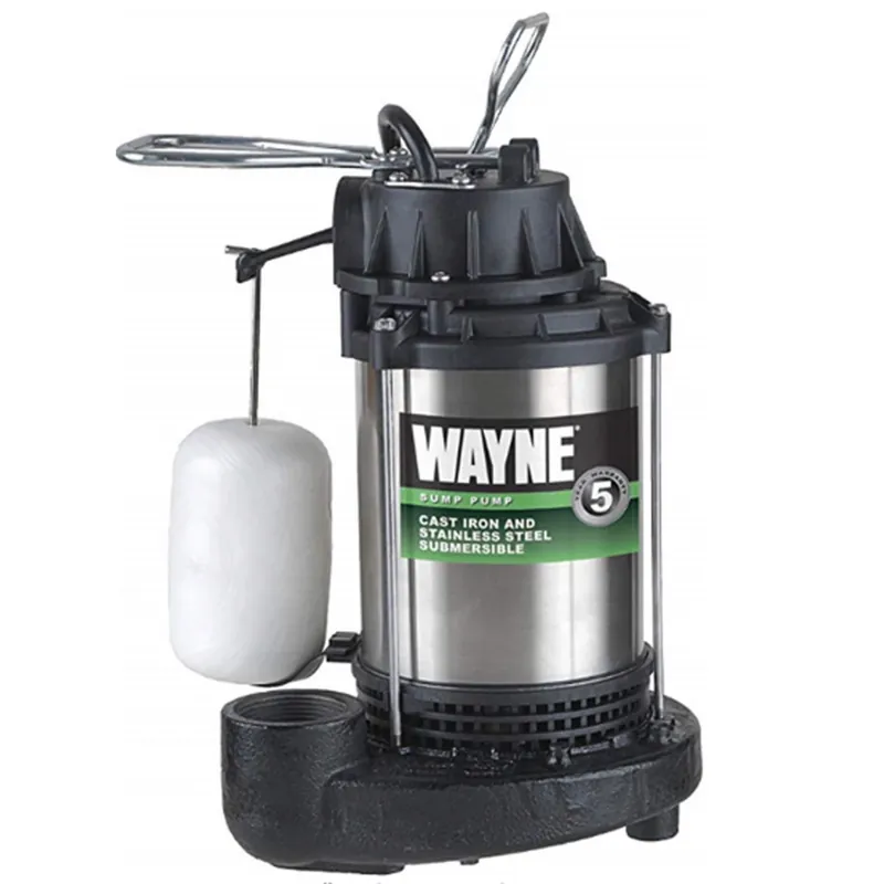 1/2 Hp 5100 Gph Stainless Steel Vertical Float Switch Ac Sump Pump