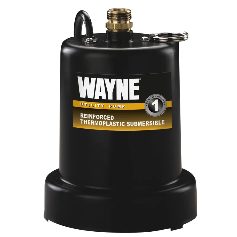 Portable Water Removal Utility Pump, Electric, 1/4-hp