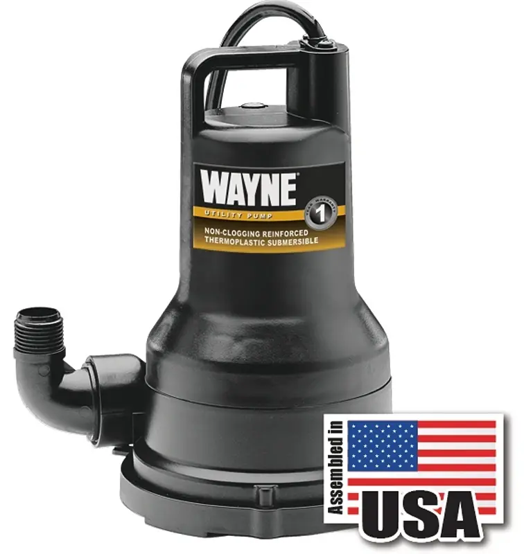 Submersible Utility Pump, 1/3 Hp