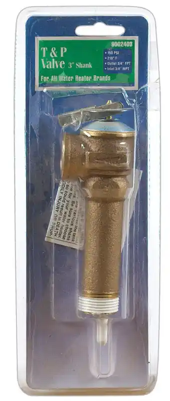 Water Heater T & P Valve, 3-in.