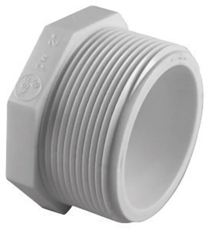 Schedule 40 1-1/2 In. Mpt X 1-1/2 In. D Fpt Pvc Plug 1 Pk