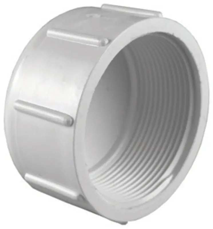 Schedule 40 2 In. Fpt X 2 In. D Fpt Pvc Cap 1 Pk