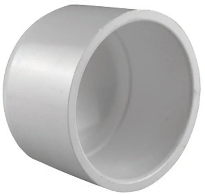 Schedule 40 3 In. Slip X 3 In. D Slip Pvc Cap 1 Pk