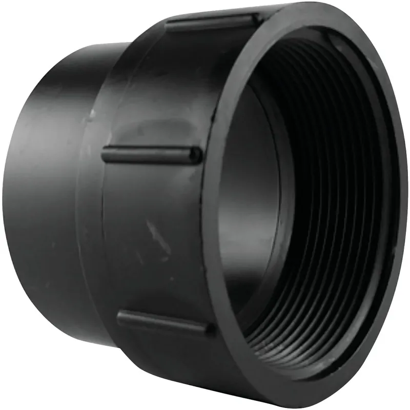 Abs/dwv Cleanout Body Adapter, 3 In. Spigot X Fip