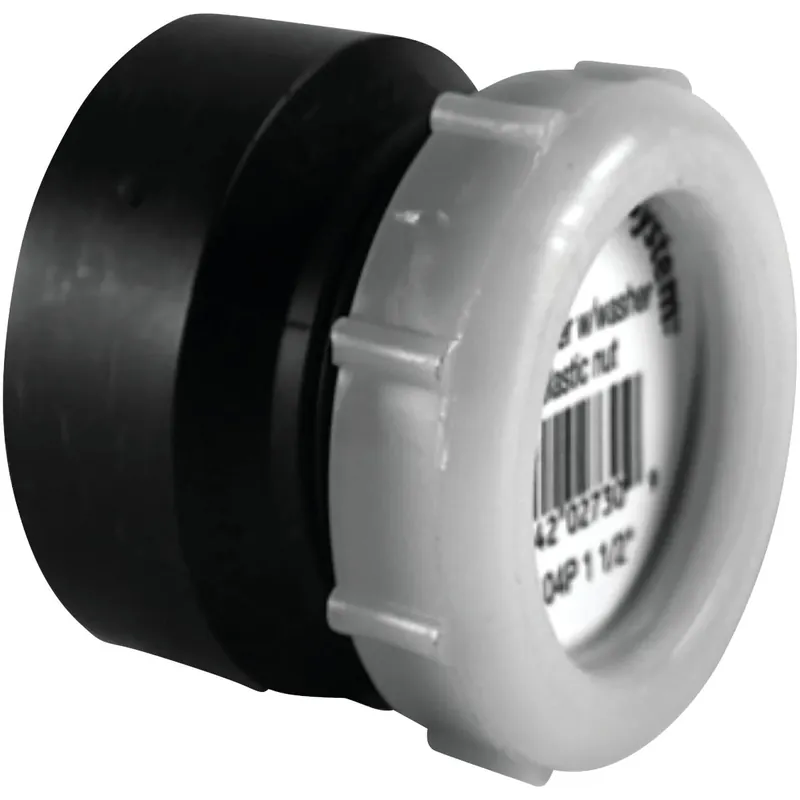Dwv Trap Adapter Female W/ P-nut, 1-1/2 In.