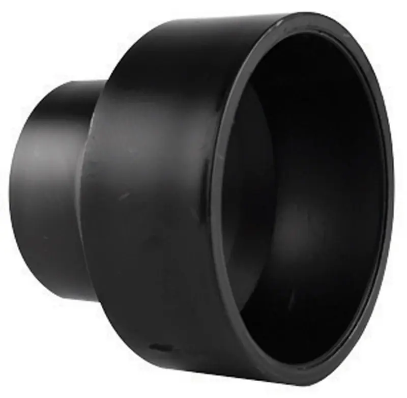 Abs/dwv Reducer Pipe Coupling, 3 X 2 In.