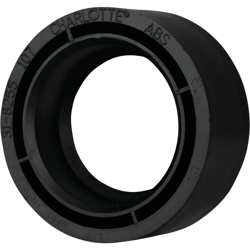 Abs/dwv Flush Bushing, Spigot X Hub, 3 X 2 In.