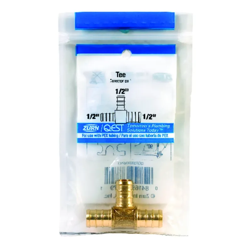 1/2 In. Pex X 1/2 In. D Pex Brass Tee
