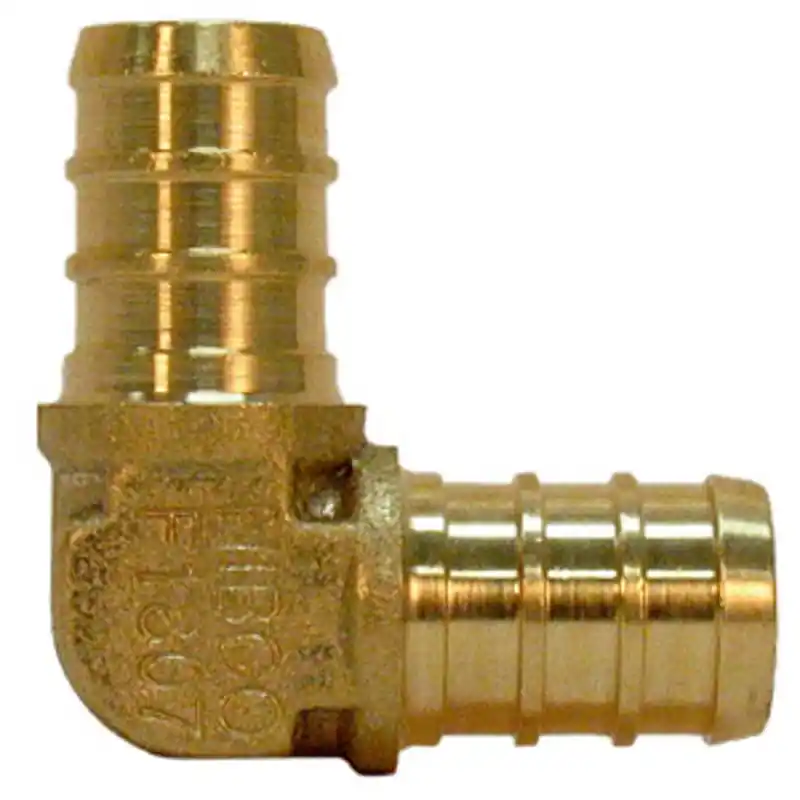 3/4 In. Barb X 3/4 In. D Barb Brass Elbow Adapter