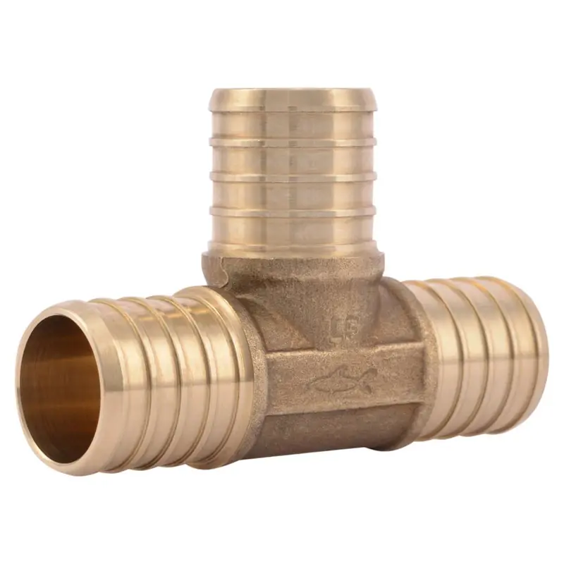 1 In. Barb X 1 In. D Barb Brass Tee