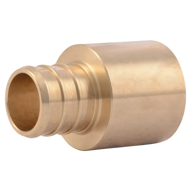 Barbed Pex Pipe Sweat Adapter, 3/4 In. Brass Barb Insert X 3/4 In. Fpt