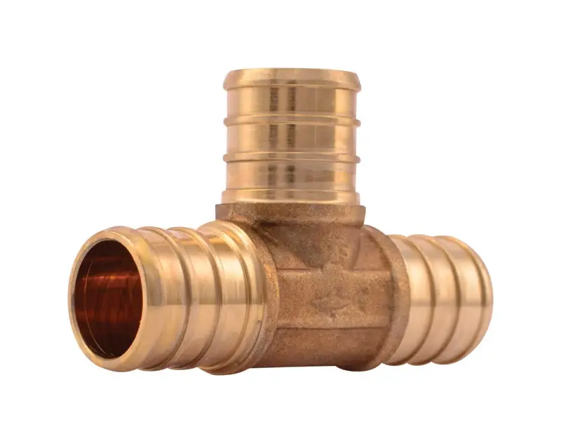 3/4 In. Barb X 3/4 In. D Barb Brass Tee