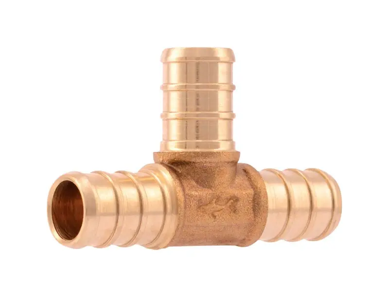 1/2 In. Barb X 1/2 In. D Barb Brass Tee