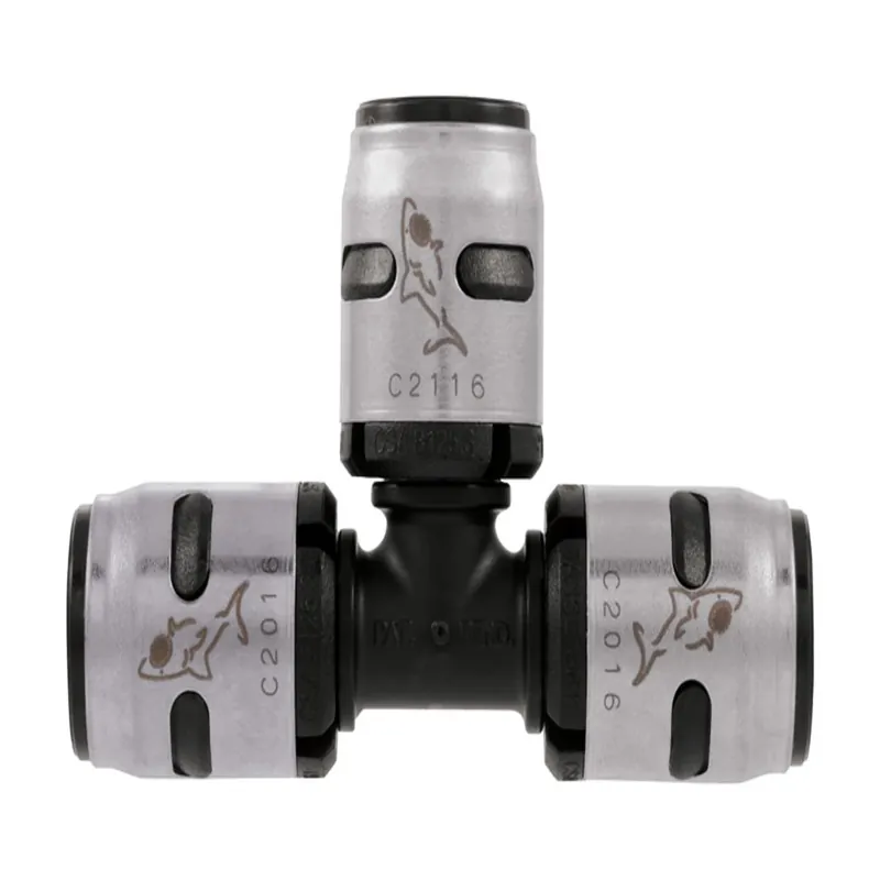 Pex Evopex Push To Connect Pipe Tee, 3/4 X 3/4 X 3/4 In.