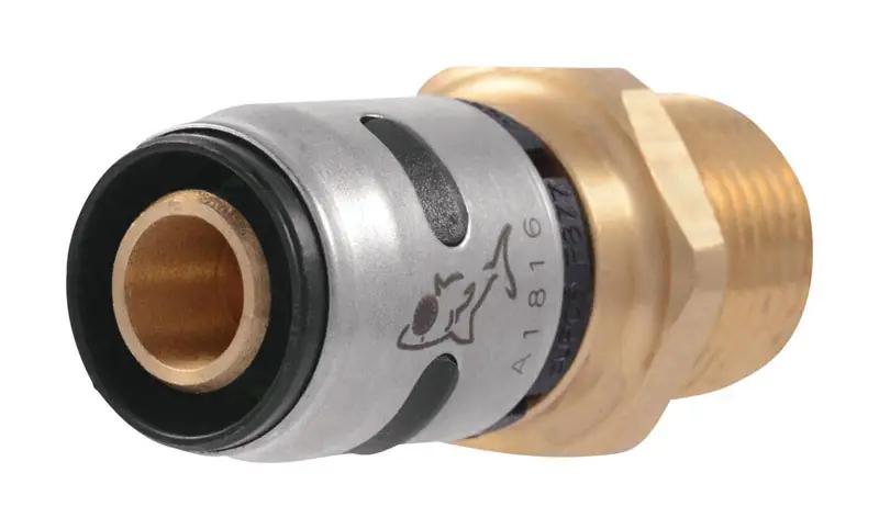 Pex Evopex Push To Connect Male Connector, 1/2 Push X 1/2 In. Mpt
