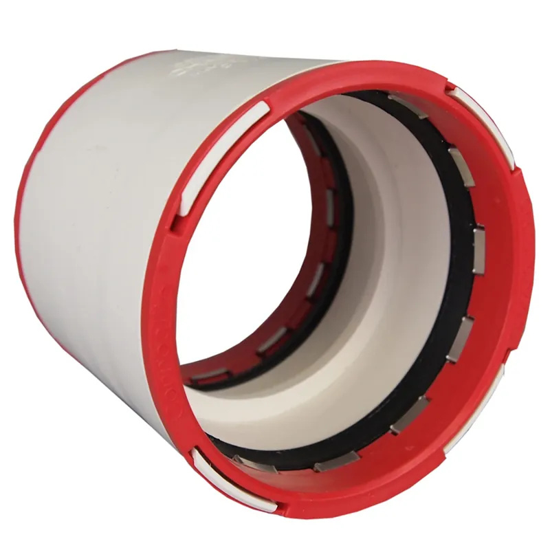 Connectite Schedule 40 1-1/2 In. Hub X 1-1/2 In. D Hub Pvc Coupling 1 Pk