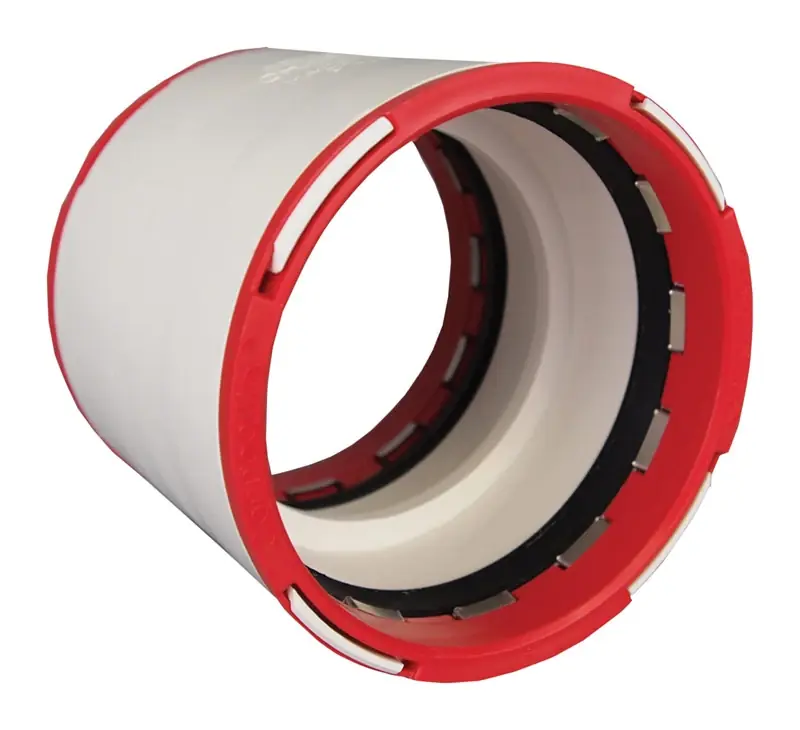 Connectite Schedule 40 2 In. Hub X 2 In. D Hub Pvc Coupling 1 Pk