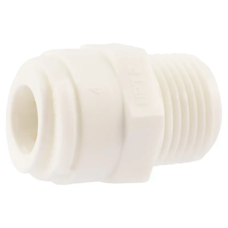 Push To Connect 3/8 In. Od X 3/8 In. D Mip Polypropylene Threaded Adapter