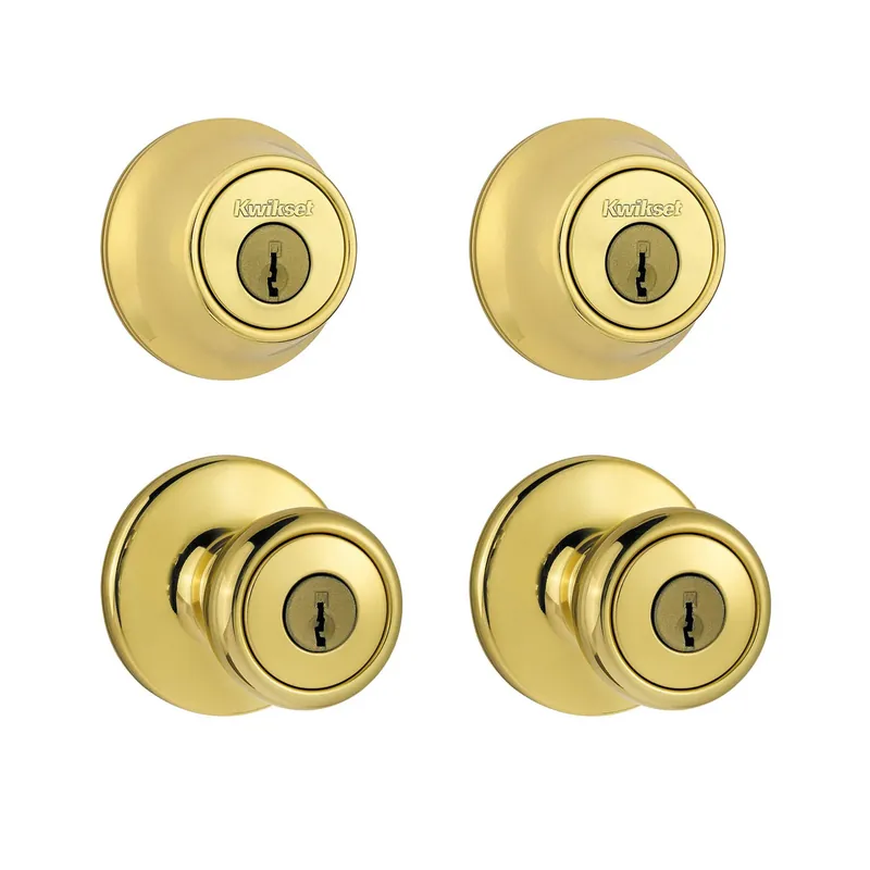 Security Combination Lockset, Brass