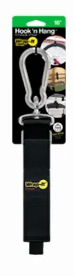 Hook ‘n Hang Cord Storage Strap, Black 1.5 X 18 In.