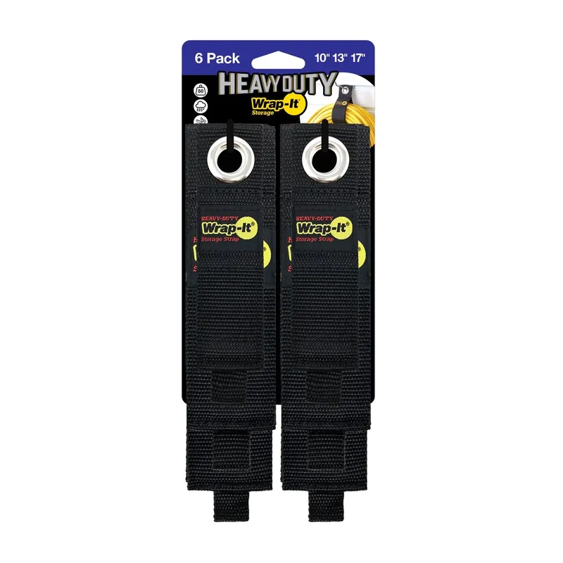 Heavy-duty Assorted Storage Straps 50 Lb 6 Pk
