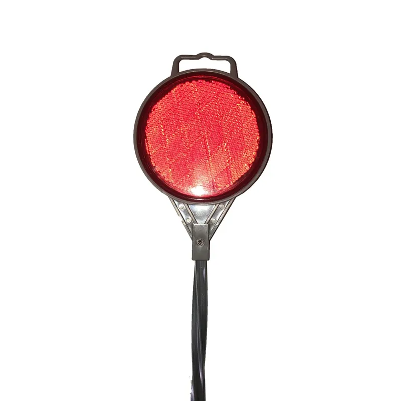 48 In. Round Red Driveway Marker 1 Pk