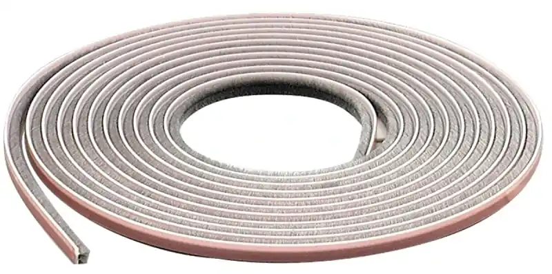 1/4" W X 7/32" H X 17‘ L Gray Weatherstrip Pile For Doors And Windows