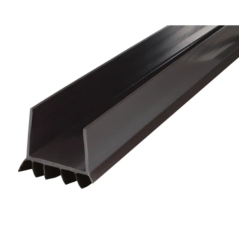 36 In. Brown Cinch Slide-on Under Door Seal For 1-3/4 In. Doors