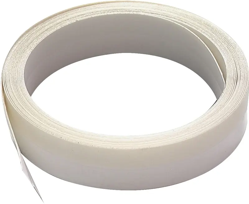 White 17‘ 7/8" V-flex Weatherstrip - Self-adhesive Polypropylene