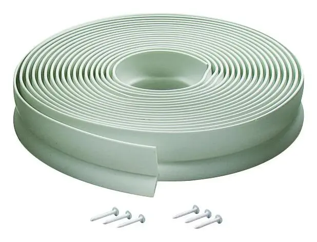 1-1/2 In. X 30 Ft. White Vinyl Garage Door Seal Weatherstrip