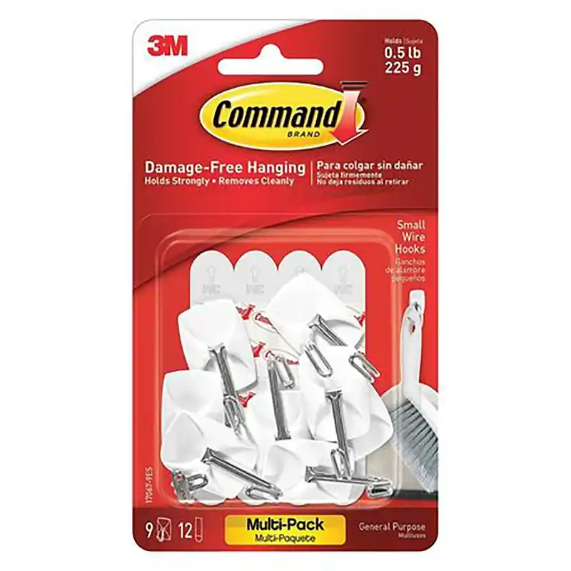 Command Small Plastic Wire Hooks 1.625 In. L 1 Pk