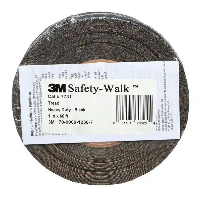 3m 1in. Black Scotch Safety Walk Tread Tape 7731 - Pack Of 60