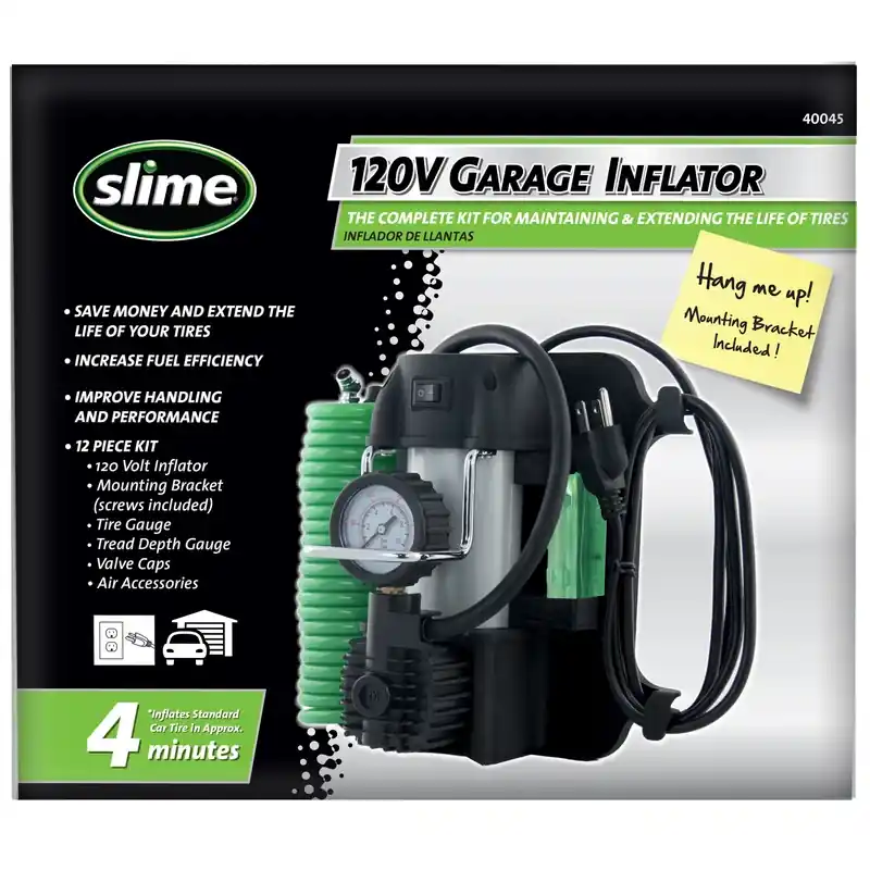 Pro Power 120 V 150 Psi Garage Tire Inflator/accessory Kit With Accessories