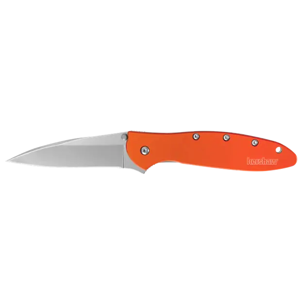 Leek Folding Pocket Knife 1660or With Orange Aluminum Handle