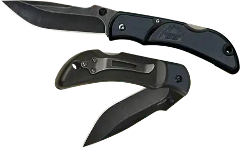 Chasm Folding Knife Gray Steel 2.5 In. Plain Edge Model Chy-25c