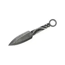 Ker1747bw Ion Fixed Blade Knife 4.5 In. Blade 3cr13 Steel Blackwash - Pack Of 3