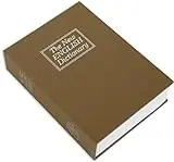 Bd1182 Deluxe Brown Diversion Book Safe With Combination Lock