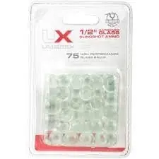 2219004 Slingshot Ammunition Glass 0.5 Inch Diameter - 75 Count