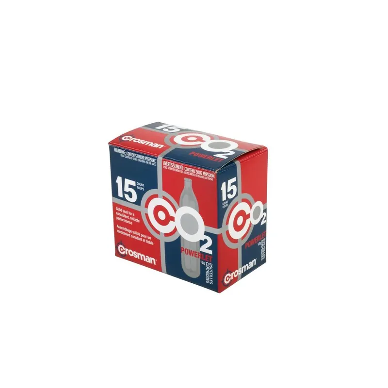 Powerlet 12 Gm. Co2 Cartridges (15-count)