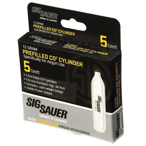 Co2 Cylinders, 12-gr, 5-ct.