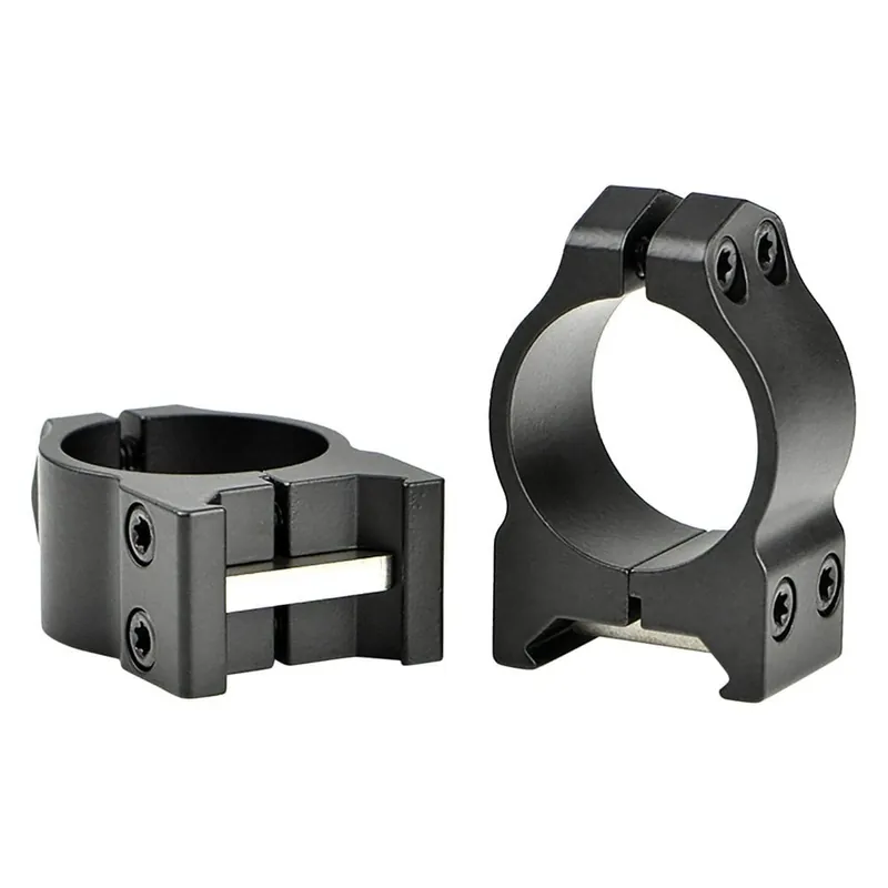 Warne Maxima 1 Inch Low Matte Permanent Attach Scope Rings 200m