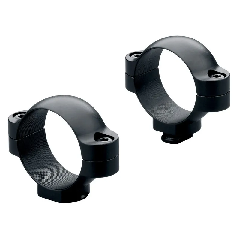 Std Series 1 Inch Medium Height Riflescope Mounting Rings, Matte Black Finish