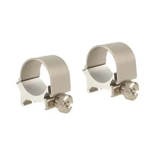 49032 1-inch Medium Top Mount Rings - Detachable Silver Finish